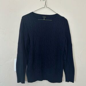 Talbots Dark Blue Crewneck Sweater